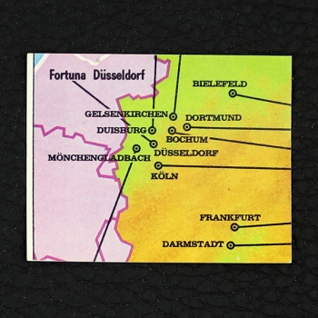 Landkarte Panini Sticker Nr. 3 - Fußball 79