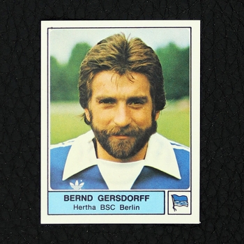 Bernd Gersdorff Panini Sticker Nr. 22 - Fußball 79