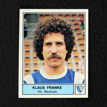 Klaus Franke Panini Sticker Nr. 42 - Fußball 79