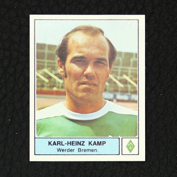 Karl-Heinz Kamp Panini Sticker No. 74 - Fußball 79