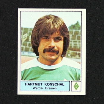 Hartmut Konschal Panini Sticker No. 76 - Fußball 79