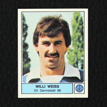 Willi Weiss Panini Sticker No. 98 - Fußball 79