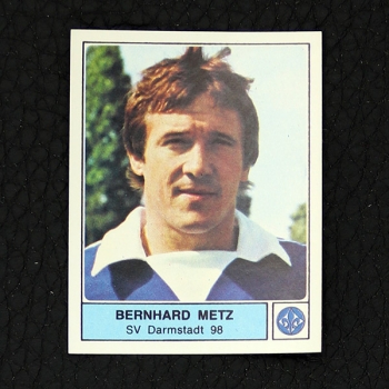 Bernhard Metz Panini Sticker No. 101 - Fußball 79