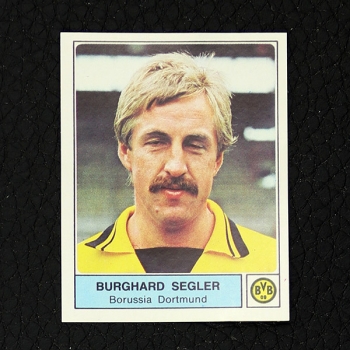 Burghard Segler Panini Sticker No. 111 - Fußball 79