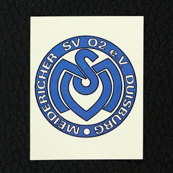 MSV Duisburg Badge Panini Sticker No. 135 - Fußball 79