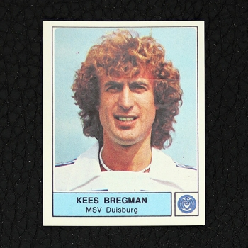 Kees Bregman Panini Sticker No. 137 - Fußball 79