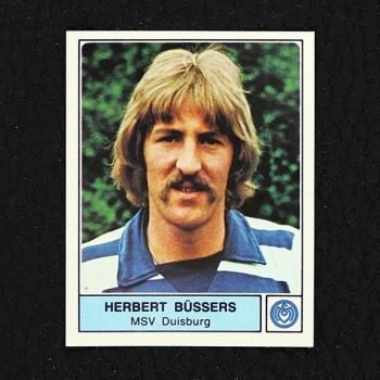 Herbert Büssers Panini Sticker No. 142 - Fußball 79