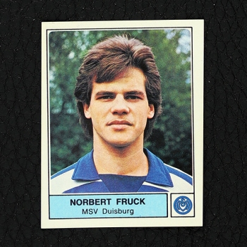 Norbert Fruck Panini Sticker No. 143 - Fußball 79