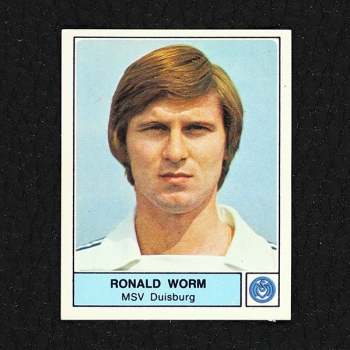 Ronald Worm Panini Sticker No. 148 - Fußball 79