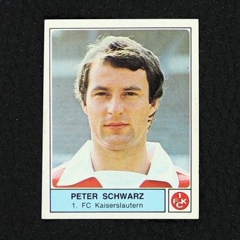 Peter Schwarz Panini Sticker Nr. 205 - Fußball 79