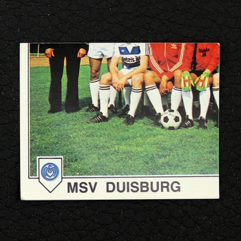 MSV Duisburg Panini Sticker Nr. 354 - Fußball 79