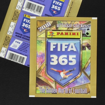 FIFA 365 2018 Panini Sticker Tüte lila Variante