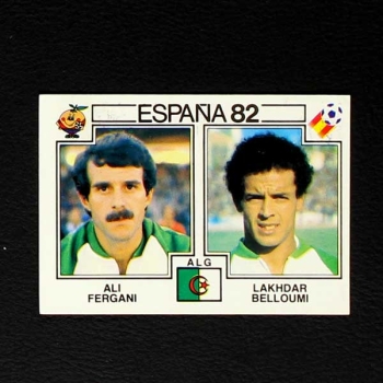 Espana 82 Nr. 106 Panini Sticker Fergani / Belloumi