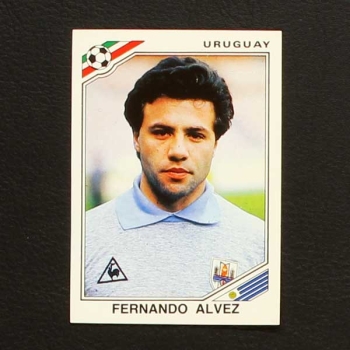 Mexico 86 No. 327 Panini sticker Fernando Alvez