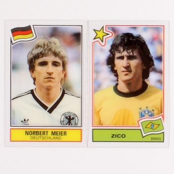 Football Super Stars 1984 Panini - 2 Versionen + Zico