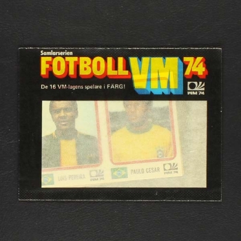 München 74 Panini sticker bag Swedish variant