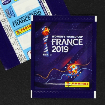 France 2019 Panini Sticker Tüte ohne Barcode