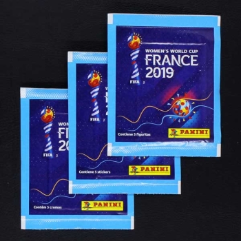 France 2019 Panini sticker bag Chile 3 Versions