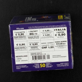 France 2019 Panini Box mit 50 Sticker Tüten
