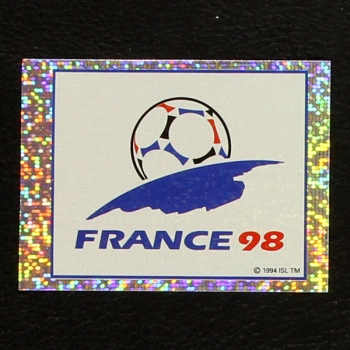 France 98 Nr. 002  Panini Sticker Logo