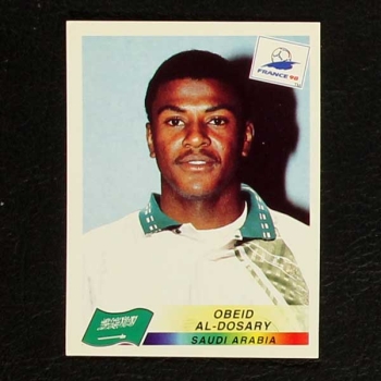 France 98 No. 203 Panini sticker Al-Dosary