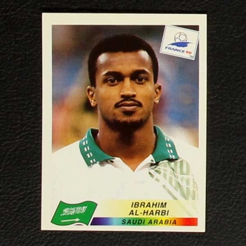 France 98 No. 199 Panini sticker Ibrahim Al-Harbi
