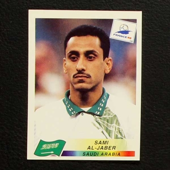 France 98 No. 207 Panini sticker Al-Jaber