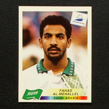 France 98 No. 206 Panini sticker Al-Mehallel