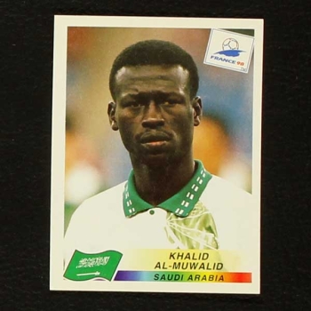France 98 No. 200 Panini sticker Al-Muwalid