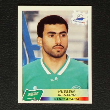 France 98 No. 209 Panini sticker Al-Sadiq