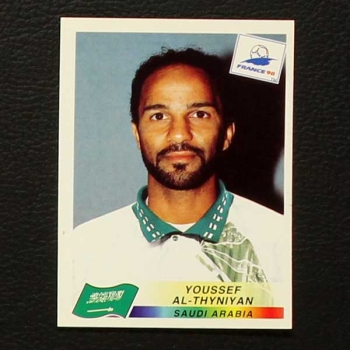 France 98 No. 204 Panini sticker Al-Thyniyan