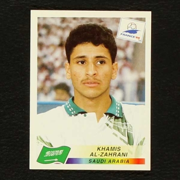 France 98 No. 201 Panini sticker Al-Zahrani