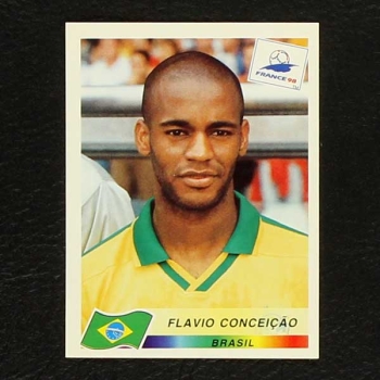 France 98 Nr. 023 Panini Sticker Flavio Conceicao