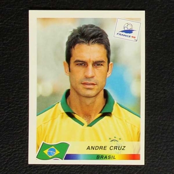 France 98 Nr. 020 Panini Sticker Andre Cruz