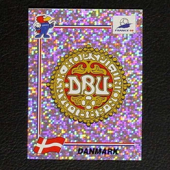France 98 No. 211 Panini Danmark badge