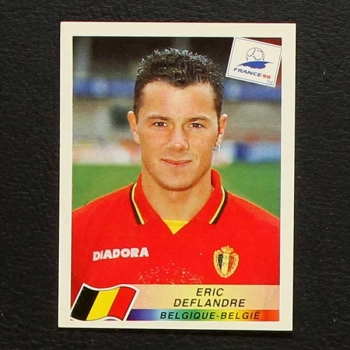 France 98 No. 320 Panini sticker Deflandre
