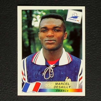 France 98 Nr. 162 Panini Sticker Marcel Desailly
