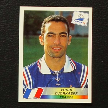 France 98 No. 168 Panini sticker Djorkaeff