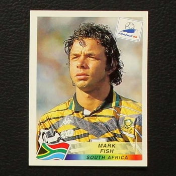 France 98 No. 180 Panini sticker Mark Fish