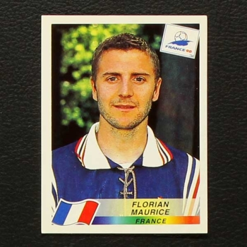 France 98 Nr. 169 Panini Sticker Florian Maurice