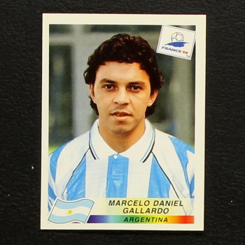 France 98 Nr. 510 Panini Sticker Gallardo