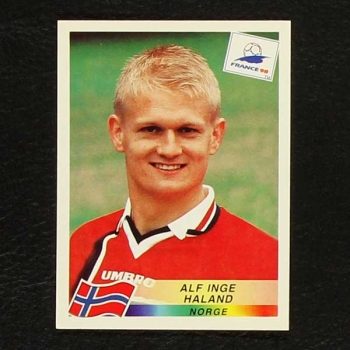 France 98 Nr. 070 Panini Sticker Haland