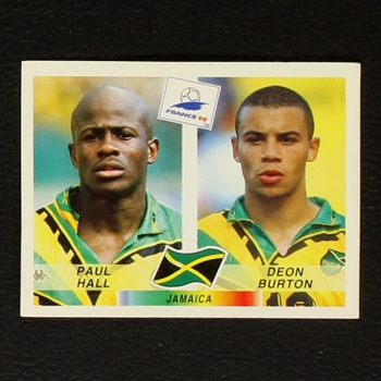 France 98 Nr. 560 Panini Sticker Hall - Burton