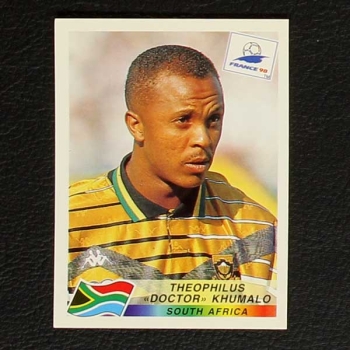 France 98 No. 187 Panini sticker Khumalo