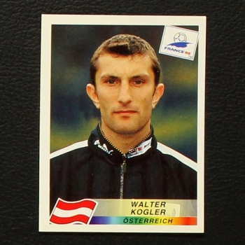 France 98 Nr. 144 Panini Sticker Walter Kogler