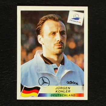 France 98 No. 376 Panini sticker Jürgen Kohler