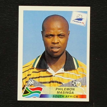 France 98 No. 189 Panini sticker Philemon Masinga