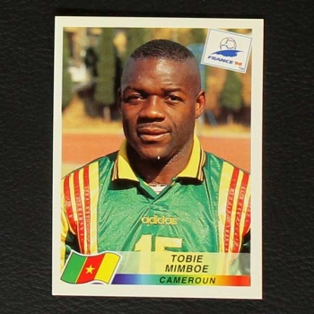 France 98 No. 124 Panini sticker Tobie Mimboe