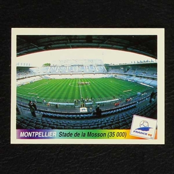 France 98 Nr. 010 Panini Sticker Montpellier