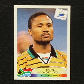 France 98 No. 177 Panini sticker Sizwe Motaung